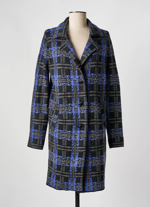 Manteau long bleu LOU LOU BY NALO pour femme