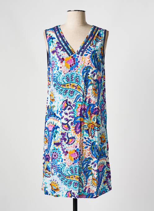 Robe courte bleu MSN femme