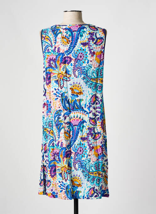 Robe courte bleu MSN femme