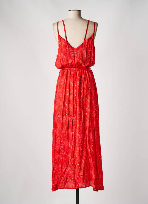 Robe longue rouge J&JOY pour femme