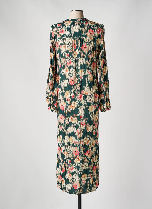 Robe longue vert KANOPE pour femme