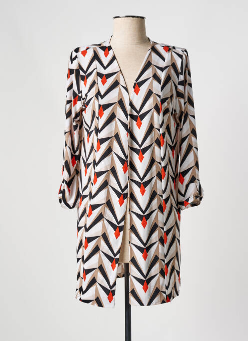 Veste kimono noir GEVANA pour femme