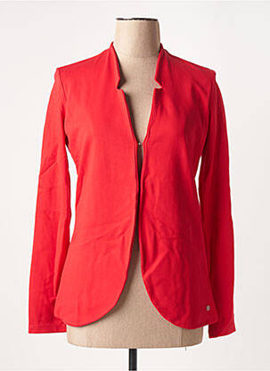 Blazer coupe cintrée rouge LISA CAMPIONE femme
