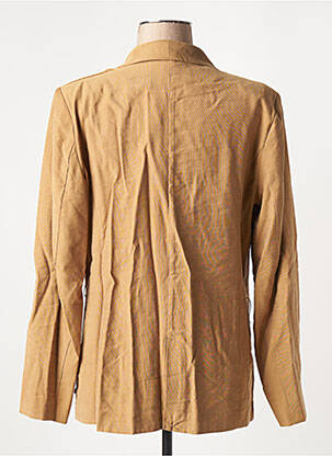 Blazer col châle marron LE TEMPS DES CERISES femme