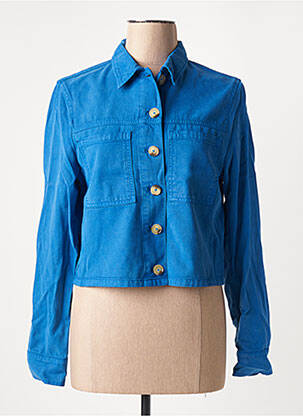 Veste casual poches bleu OUI femme