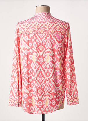 Chemisier col mao manches longues rose OUI femme