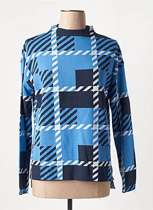 Pull coupe cintrée manches longues bleu GERRY WEBER femme