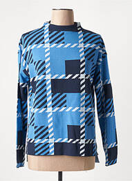 Pull coupe cintrée manches longues bleu GERRY WEBER femme