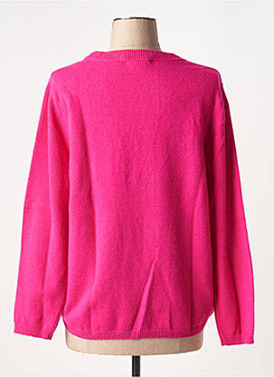 Pull stretch manches longues rose OUI femme