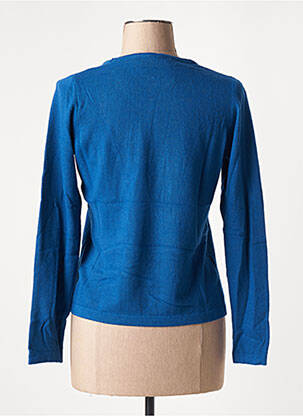 Pull coupe cintrée manches longues bleu L'ATELIER D'ANNA femme