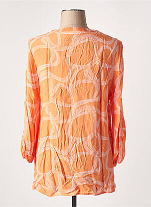 Blouse manches longues manches longues orange ETERNA femme