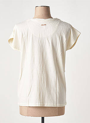 T-shirt stretch manches courtes beige J&JOY femme
