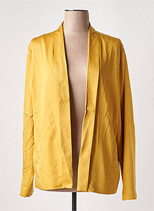 Blazer col châle jaune J&JOY femme