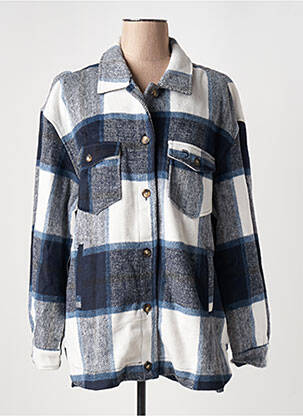 Veste casual coupe droite bleu J&JOY femme