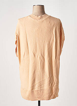 Pull coupe cintrée sans manche orange GERRY WEBER femme