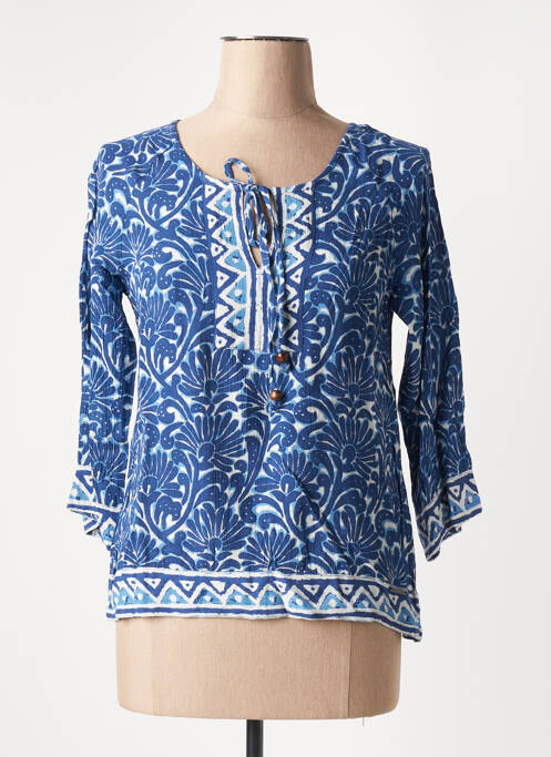 Blouse bleu AGATHE & LOUISE pour femme