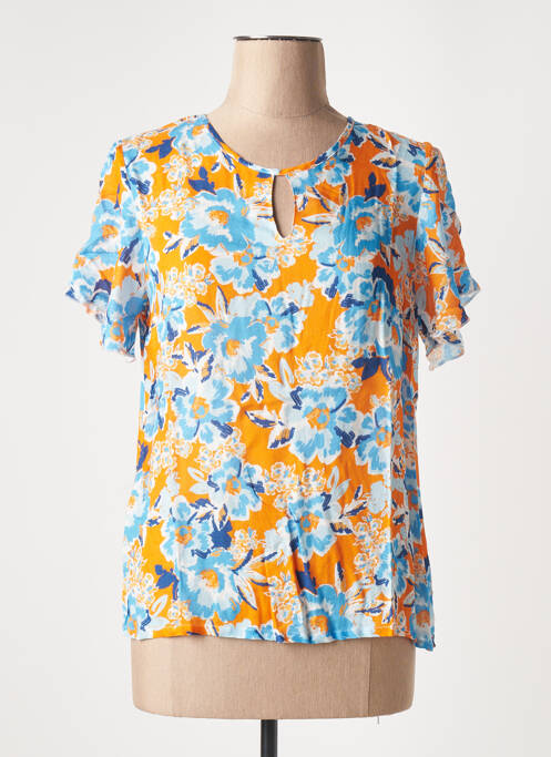 Blouse orange GEVANA pour femme