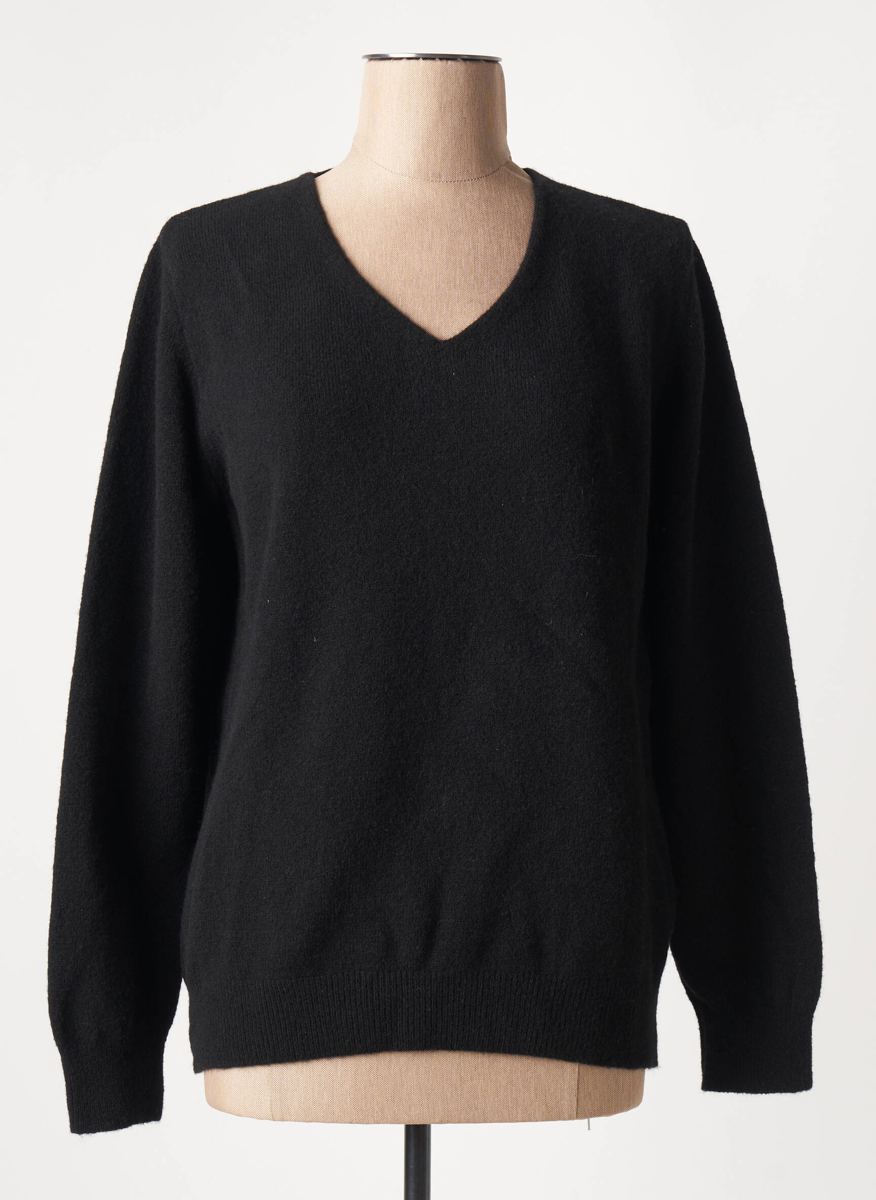 Pull Noir Pull Col V Large Femme Pull Laine Pull Col V Femme Noir