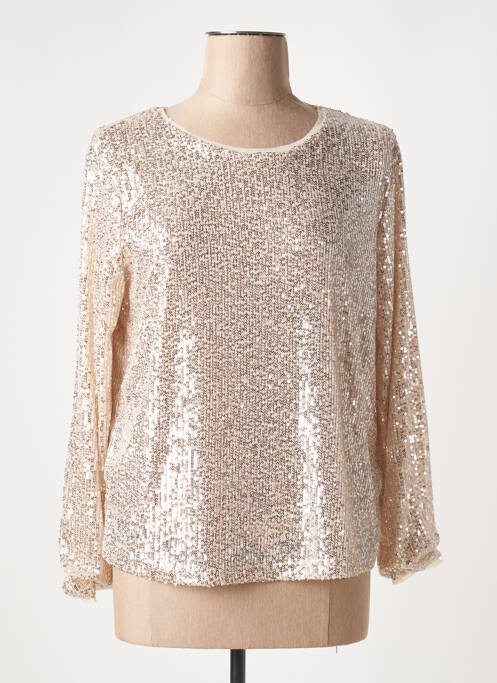 Top beige OUI pour femme