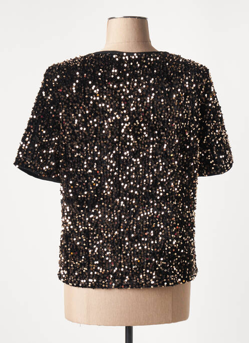 Top noir OUI pour femme