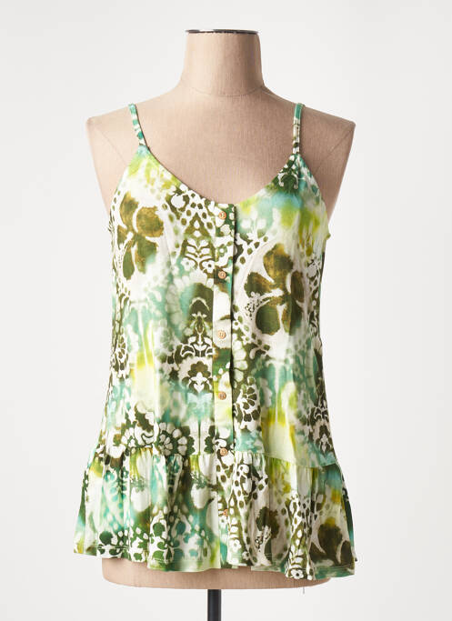 Top vert MASSANA pour femme