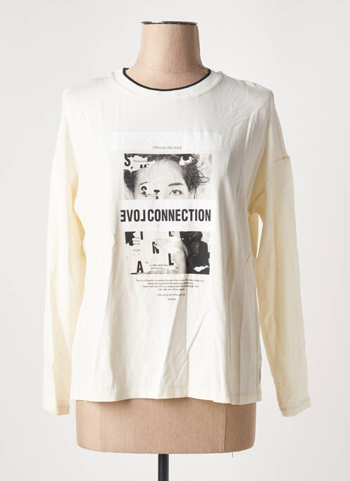 T-shirt beige ANDAM pour femme