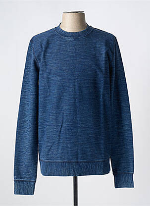 Pull col rond manches longues bleu PULL IN homme