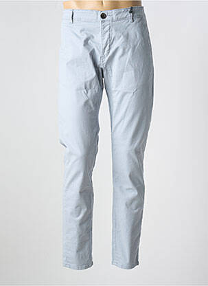 Pantalon chino fermeture zippée sous rabat boutonné gris PULL IN femme