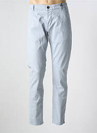 Pantalon chino fermeture zippée sous rabat boutonné gris PULL IN femme
