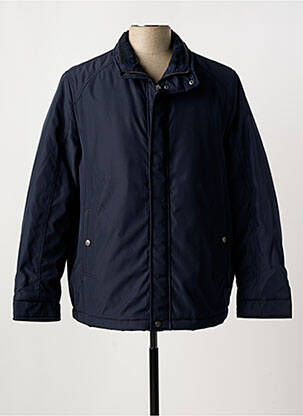 Blouson fermeture zippée sous rabat pressionné bleu COFOX homme