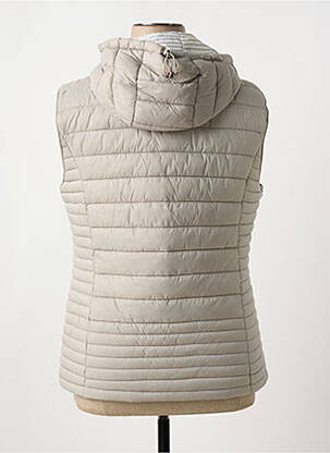 Doudoune poches a capuche beige SATURNE homme