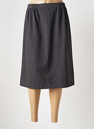 Jupe mi-longue coupe évasée gris GRIFFON femme