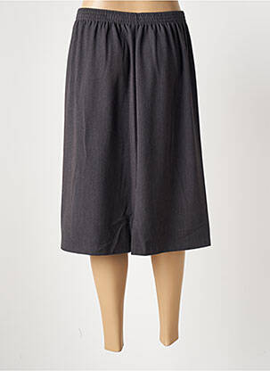 Jupe mi-longue stretch gris GRIFFON femme