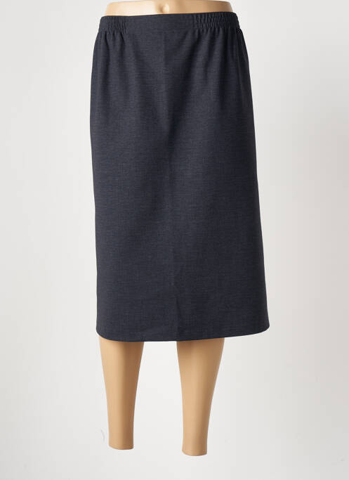 Jupe mi-longue gris fonce GRIFFON pour femme