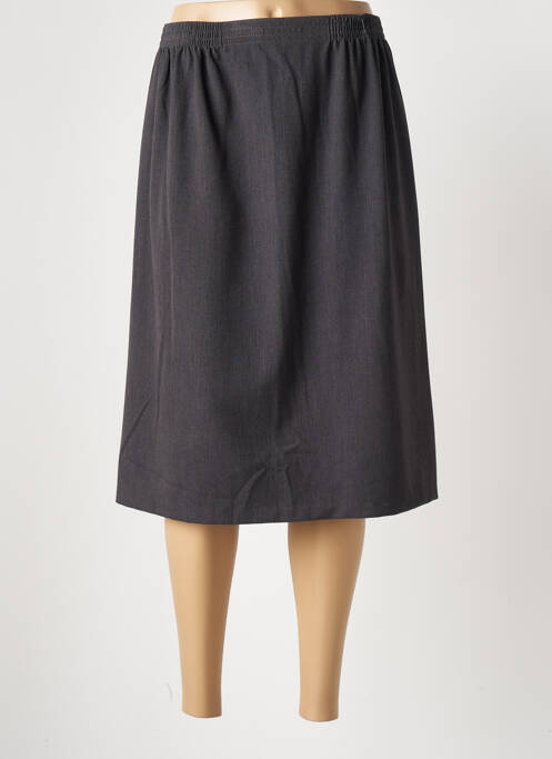 Jupe mi-longue gris GRIFFON pour femme