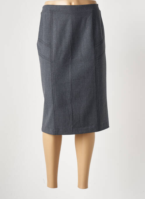 Jupe mi-longue gris GRIFFON pour femme