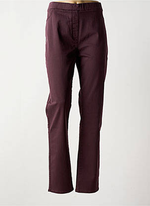 Jegging stretch taille normale violet CONCEPT K femme