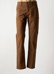Pantalon chino marron CAMBRIDGE pour homme seconde vue