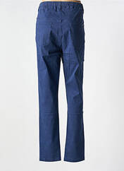 Pantalon droit bleu QUATRE VINGT JOURS pour femme seconde vue