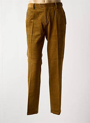 Pantalon droit marron PIERRE D'ARLANC pour homme