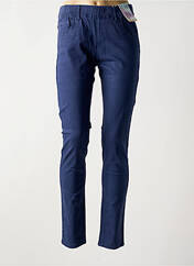 Pantalon slim bleu QUATRE VINGT JOURS pour femme seconde vue