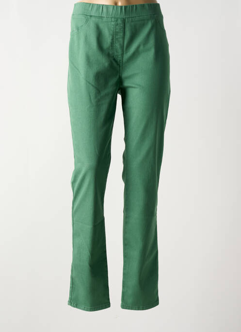 Jegging stretch taille normale vert CONCEPT K femme