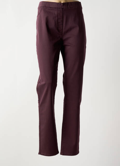 Jegging stretch taille normale violet CONCEPT K femme
