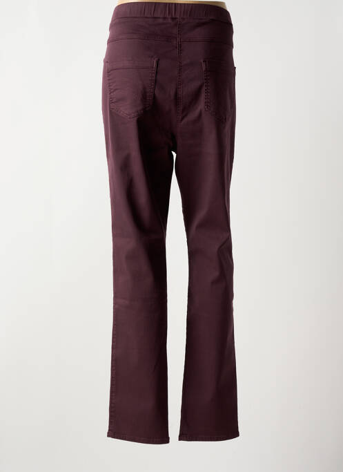 Jegging stretch taille normale violet CONCEPT K femme