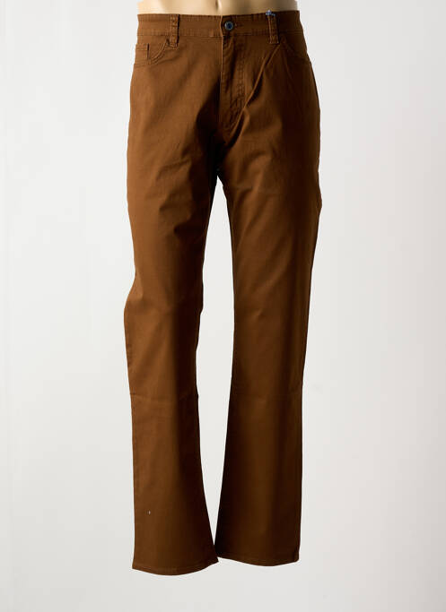 Pantalon droit marron HATTRIC pour homme