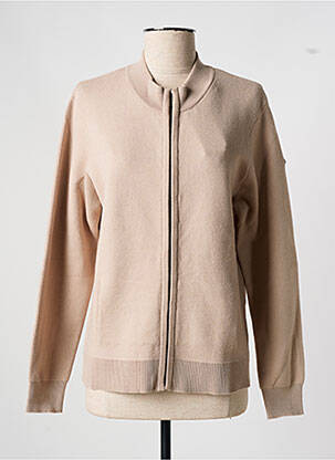Gilet manches longues stretch beige CONCEPT K femme