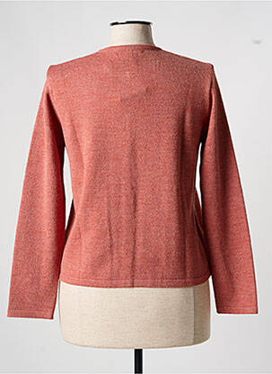 Gilet manches longues stretch orange I.ODENA femme