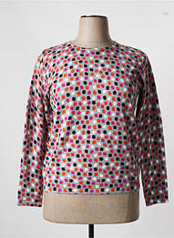 Pull coupe cintrée manches longues gris TELMAIL femme