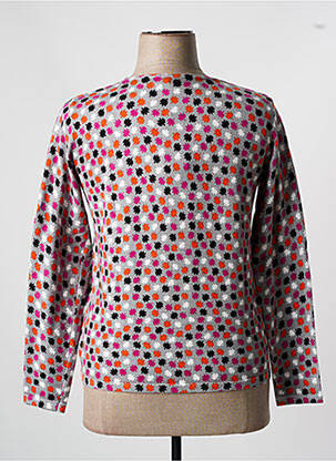 Pull coupe cintrée manches longues gris TELMAIL femme