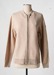 Gilet manches longues beige CONCEPT K pour femme seconde vue